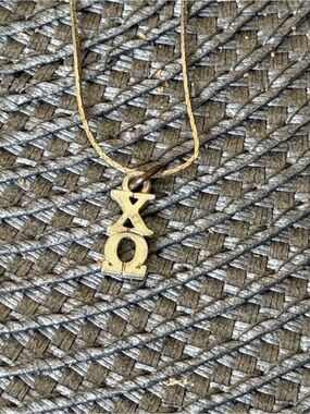 Silver XO Pendant Necklace - Women's Jewelry chi omega vintage
